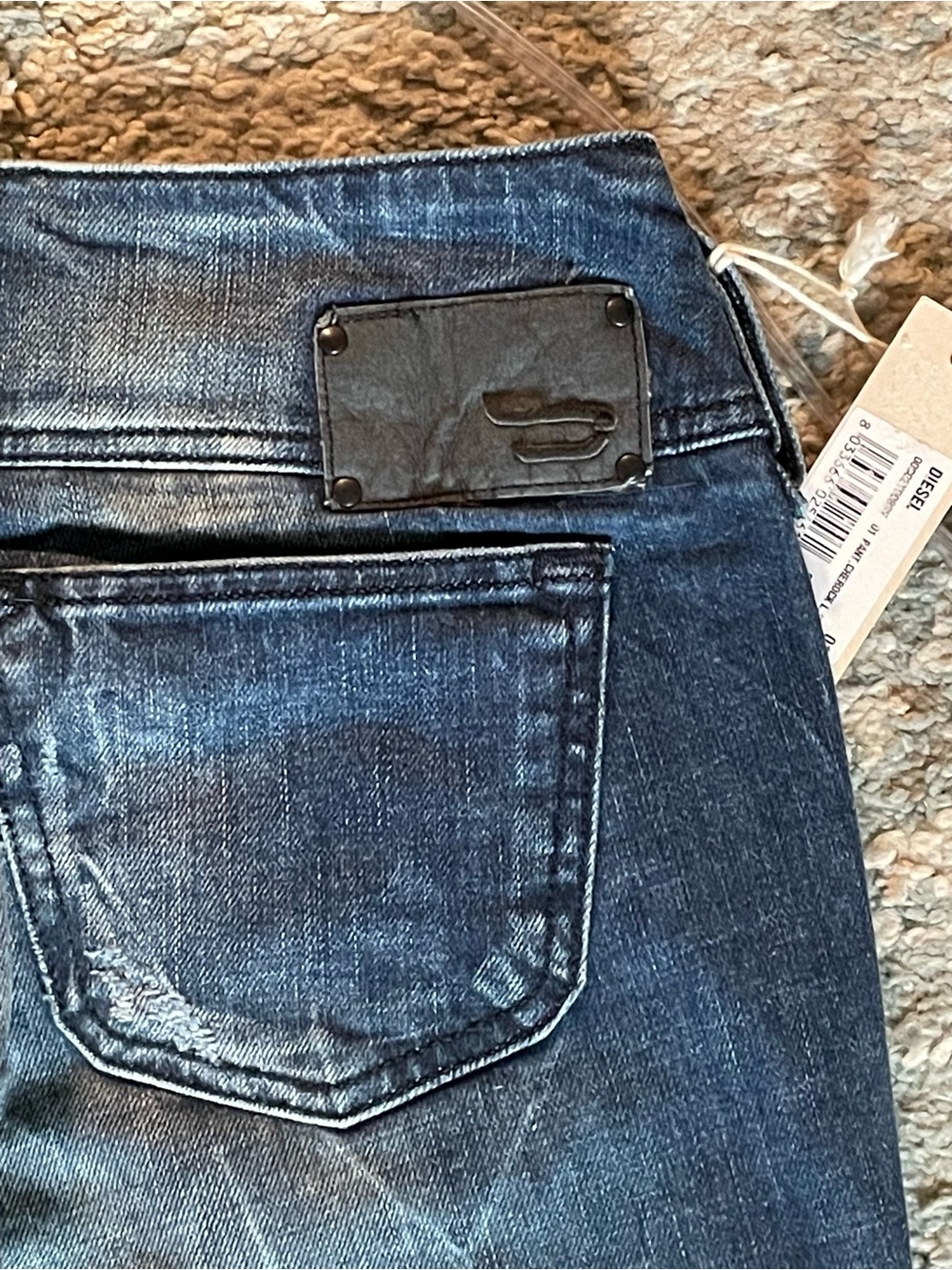 Diesel Made in Italy Cherock Low Rise Bootcut Jeans W29 L32 NWT Y2K - Picture 10 of 13
